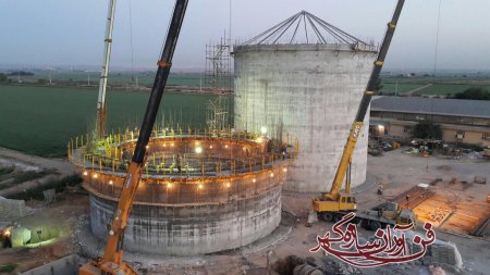 پروژه ساخت سیلوی ذخیره گندم شرکت کشت و صنعت شهید بهشتی